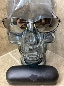 Occhiali da sole Oakley WHISKER nero satinato lenti cromate con CUSTODIA! - Foto 1 di 9