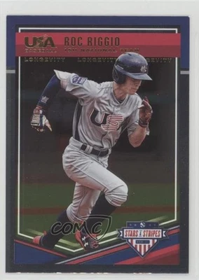 2018 Panini USA Baseball Stars & Stripes Longevity Roc Riggio #68 - Image 1 of 2