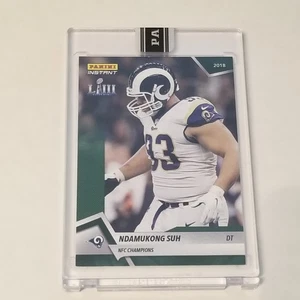 2018 Panini Instant Green #398 Ndonukong Suh Los Angeles Rams NFC Champs #7/10 - Picture 1 of 2