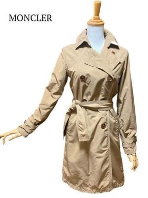 Blusa feminina trench coat de náilon MONCLER tamanho 0  - Imagem 1 de 4
