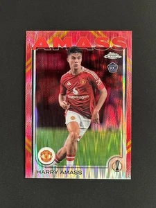 Harry Amass 2024-25 Topps Chrome UEFA Hongbao Red Refractor RC - Picture 1 of 2