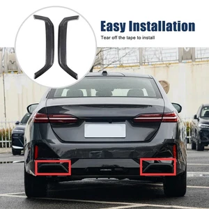 For BMW 5 Series G60 2024 Real Carbon Fiber Car Tailpipe Upper Sticker - Picture 1 of 12