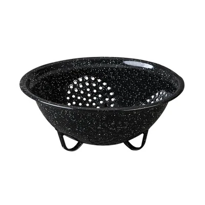 Granite Ware Colander - Speckled Black - Image 1 of 4