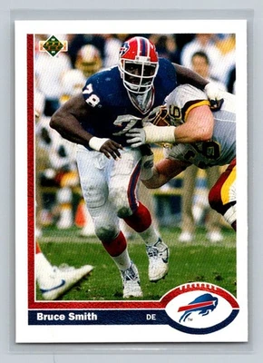 1991 Upper Deck #174 Bruce Smith Buffalo Bills Football Card - Image 1 of 2