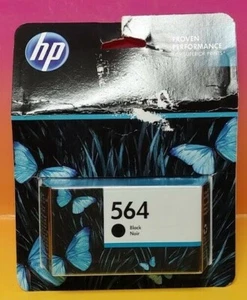 HP 564 Ink Cartridge Black Original Genuine Brand New Sealed  - Picture 1 of 1