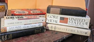 LOT OF 10 GORE VIDAL -- 3 on right are SIGNED, 7 on left NOT SIGNED (see below) - Picture 1 of 4