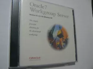 Oracle7 Workgroup Server Release 7.3 for MS Windows NT 4.0 Ready sealed CD only - Picture 1 of 2