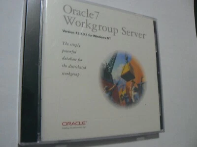 Oracle7 Workgroup Server Release 7.3 for MS Windows NT 4.0 Ready sealed CD only - Image 1 of 2
