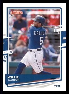 2020 Donruss Willie Calhoun #150 Texas Rangers - Picture 1 of 2