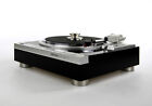 Restored Denon DP-47F Turntable Fully Automatic Black High Gloss Paint