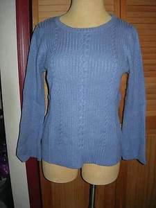 Suéter tejido con cable manga campana LANE BRYANT 14/16 14W 16W 0X 1X - Imagen 1 de 4