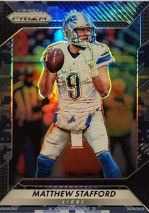 Panini Prizm Matthew Stafford Detroit Lions 2016 camuflaje Prizm refractor 14/25 - Imagen 1 de 2