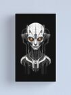 Abstract Alien "Sci-Fi" canvas 30x50cm
