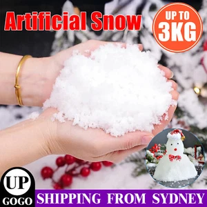 UP TO 3KG Instant Artificial Snow Powder Magic Snow Christmas Decoration Xmas AU - Picture 1 of 19