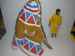 1980 Paco Western Heroes Indian 8" Action Figure & Accessories Tipi - Picture 1 of 9
