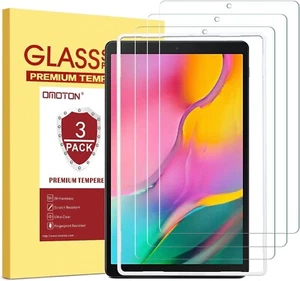 OMOTON 3 Pk Screen Protector for Samsung Galaxy Tab A 10.1 2019 Release SM-T510 - Picture 1 of 9