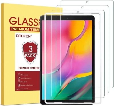OMOTON 3 Pk Screen Protector for Samsung Galaxy Tab A 10.1 2019 Release SM-T510 - Image 1 of 4