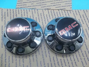 GMC Set of 2 Accessory 8 Lug Hub Cap Wheel Center Caps (DGA1-39) - Picture 1 of 6