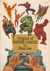 Origins Of Marvel Comics By Stan Lee Vintage 1974 Book Comic Novel.