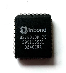 W27E010P 70nS 128Kx8 EEprom memory PLCC-32 Genuine Winbond part Tested x1 pcs - Picture 1 of 1