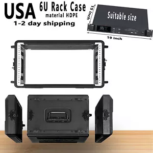 Rack Case 6U Space Medium 12 Inch Deep Shell Light Weight 19" Wide, DJ, Screws - Picture 1 of 7