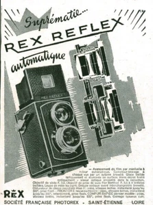Publicité ancienne appareil photo Rex Réflex 1955 issue de magazine - Imagen 1 de 1