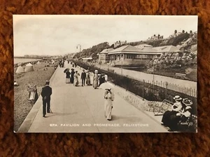 Postal vintage. Felixstowe. Spa Pabellón y Paseo Marítimo (BX2) - Imagen 1 de 2