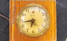 Vintage Telechron Wood Electric Alarm Desk Clock Model 7H139 Still Keeps Time