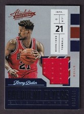 Jimmy Butler 2016-17 Absolute Frequent Flyers Club Jersey Card #23 Bulls /149