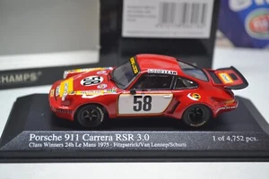 MINICHAMPS - PORSCHE 911 RSR 3.0 #58 - LE MANS 75  - 1/43 scale model 430 756958 - Picture 1 of 8