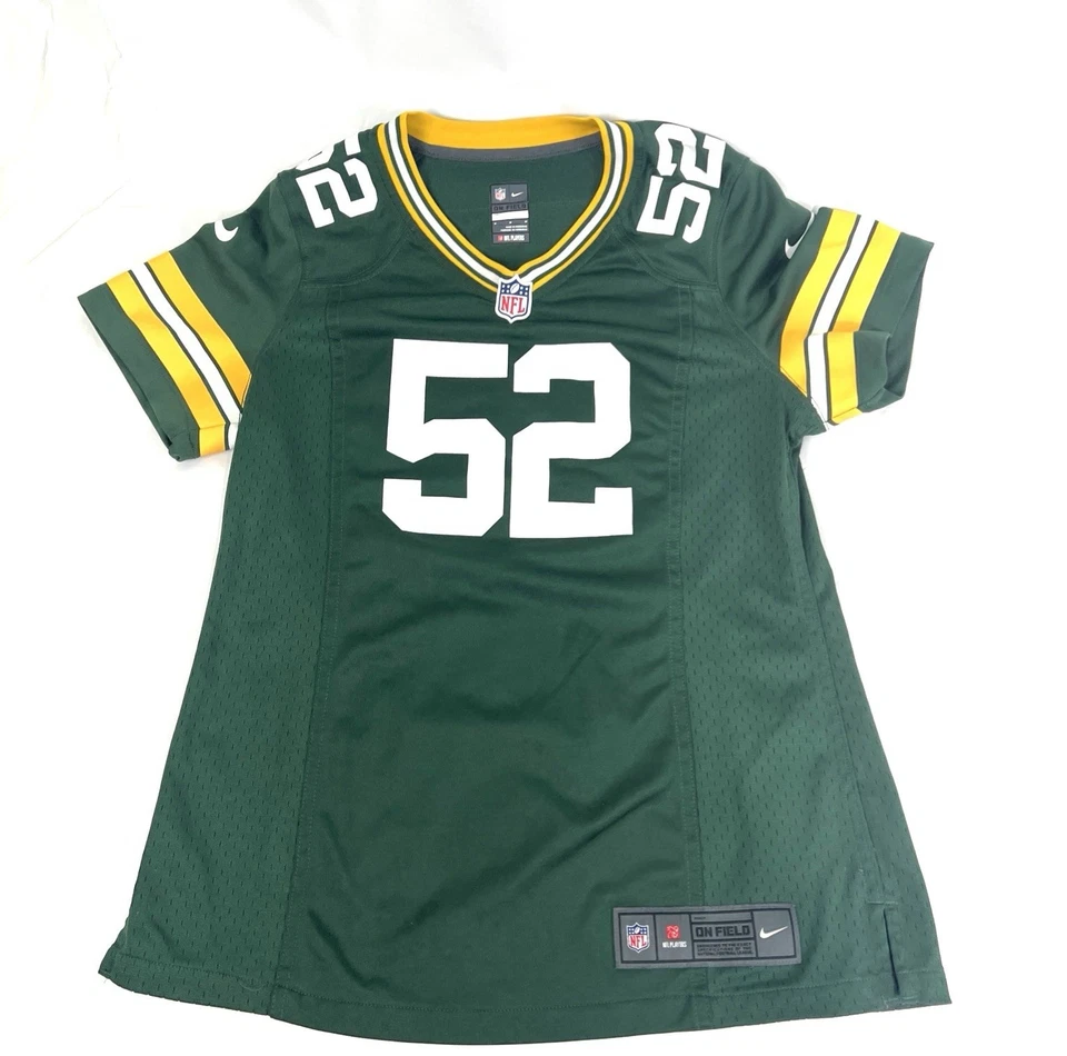 Camiseta para mujer Nike On Field Green Bay Packers Clay Matthews mediana Foto 1 de 4