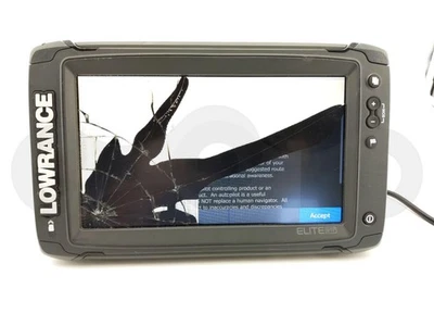 LOWRANCE ELITE 9 TI2 MULTIFUNCTION BOAT FISHFINDER DISPLAY SCREEN HEAD UNIT - Image 1 of 4