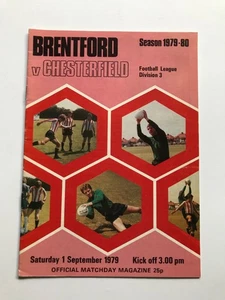 BRENTFORD v CHESTERFIELD...1979/80 DIV 3 - Picture 1 of 1