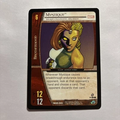 Mystique- Shade Changing Assassin - Marvel Origins VS System 2004 TCG CCG - Image 1 of 2
