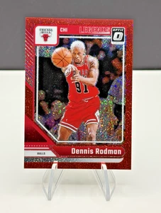 2024-2025 Donruss Optic Dennis Rodman #241 Red Glitter Color Match /75 SP Bulls - Picture 1 of 3