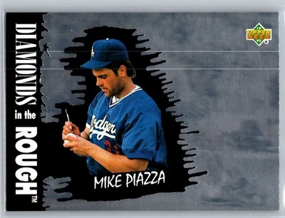 1993 Upper Deck Diamond Gallery #34 Mike Piazza - Image 1 of 2