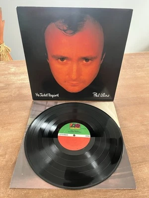 Phil Collins No Jacket Required Vinyl Record Album LP 1985 Excellent - Image 1 of 4