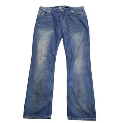 Robin's Vintage 40x36 Men Jeans Distressed Embroidered American Denim - Image 1 of 4