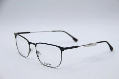 NUEVOS ANTEOJOS FLEXON E1124 001 MONTURA AUTÉNTICA NEGRA GUNMETAL 56-19 Foto 1 de 4