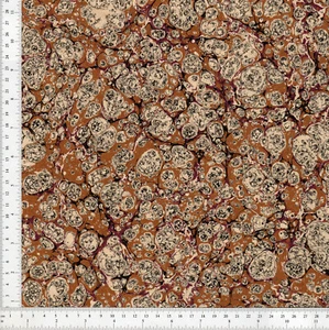 Hand Marbled Paper for Bookbinding, Stormont Pattern 48x67cm 19x26in Series f713 - Picture 1 of 1