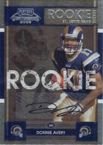 Donnie Avery certified autograph Rams 2008 Playoff Contenders Rookie Ticket card - Picture 1 of 1