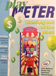 Play Meter Magazine LAI's Balloon Buster IAAPA Wrap Up December 2012 012518nonrh - Picture 1 of 1