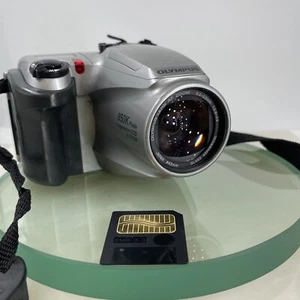 Olympus C-1000L Vintage 1997 TTL Digital SLR Camera 0.8MP with 2MB Card #659 - Picture 1 of 8