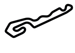 Nola Motorsports Park North Track Racing Raceway Speedway Outline Vinyl Decal - Picture 1 of 2
