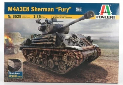 MODELLINO MILITARE STATICO ITALERI M4A3E8 CARRO ARMATO SHERMAN 1944 SCALA 1/35 - Immagine 1 di 3