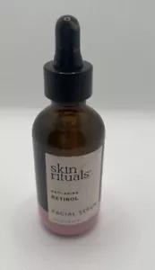 SKIN RITUALS Anti-Aging Retinol Facial Serum 2fl Oz 59 ML Glass Bottle New - Picture 1 of 4