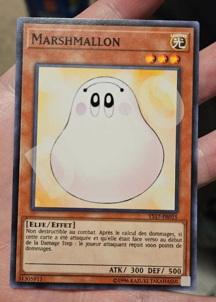 misprint marshamllon DEMO french yugioh ys17 error - Image 1 of 1