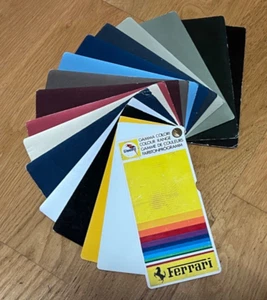 Original 1980s Ferrari Glasurit paint sample swatch album - Picture 1 of 2