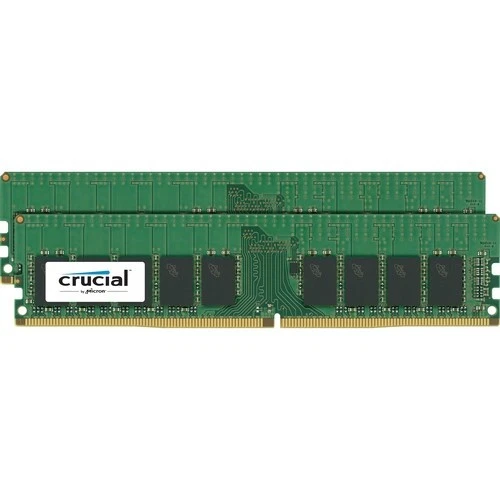 Crucial CT2K25664AA800 4GB (2GBx2) PC2-6400 DDR2-800MHz DIMM Desktop RAM Memory - Image 1 of 1