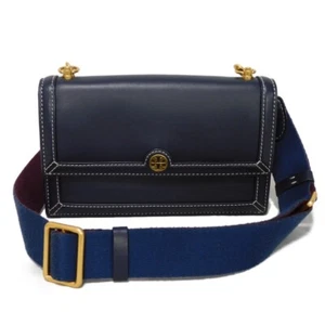 AUTHENTIC Tory Burch T Monogram Mini Bag 84026 Shoulder Bag Smooth Calfski... - Picture 1 of 24